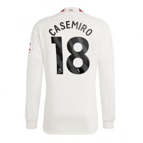 Pánský Fotbalový dres Manchester United Casemiro #18 2023-24 Třetí Dlouhý Rukáv